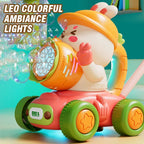 Light-Up Bubble Push Toy – Bubble Blowing Walker for Kids