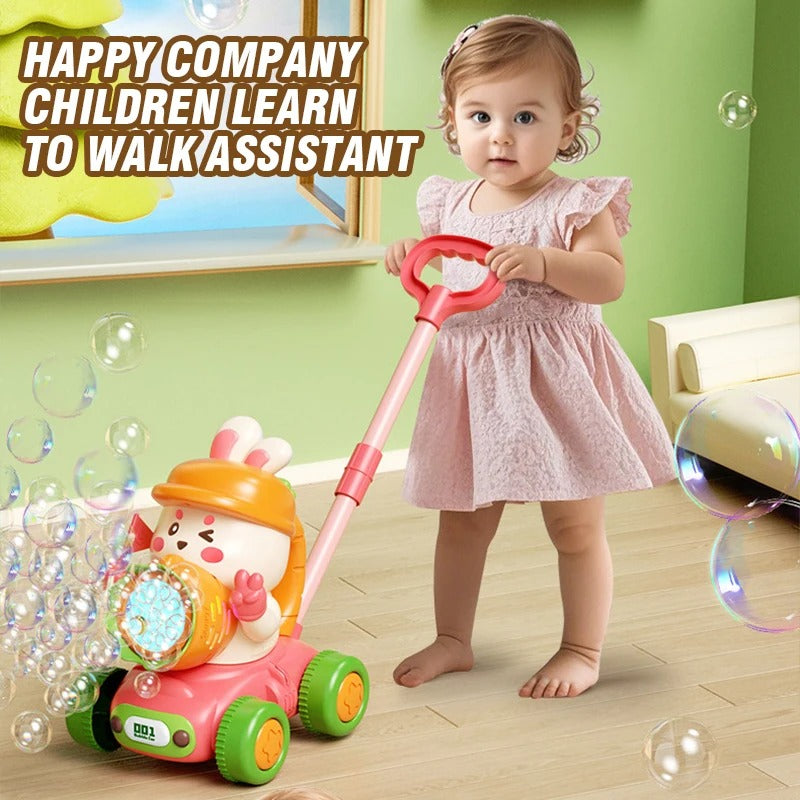 Light-Up Bubble Push Toy – Bubble Blowing Walker for Kids