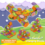 DIY Electric Gear Building Block Toy – Creative Assembly & Learning Set