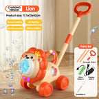Light-Up Bubble Push Toy – Bubble Blowing Walker for Kids