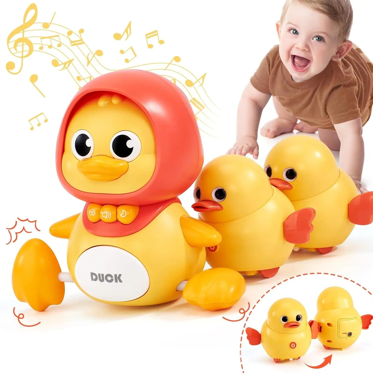 Wobbling Duck Family Toy