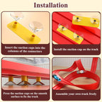 Flexible racing track set